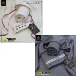 Pack Of 2 ( Off White+Malisha Gray ) KK-903