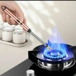 Electric Rechargeable Lighter | Best For Kitchen, BBQ and Candles in Black