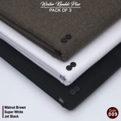 Pack Of 3 (walnut Brown+Super White+Jet Black) KK-809